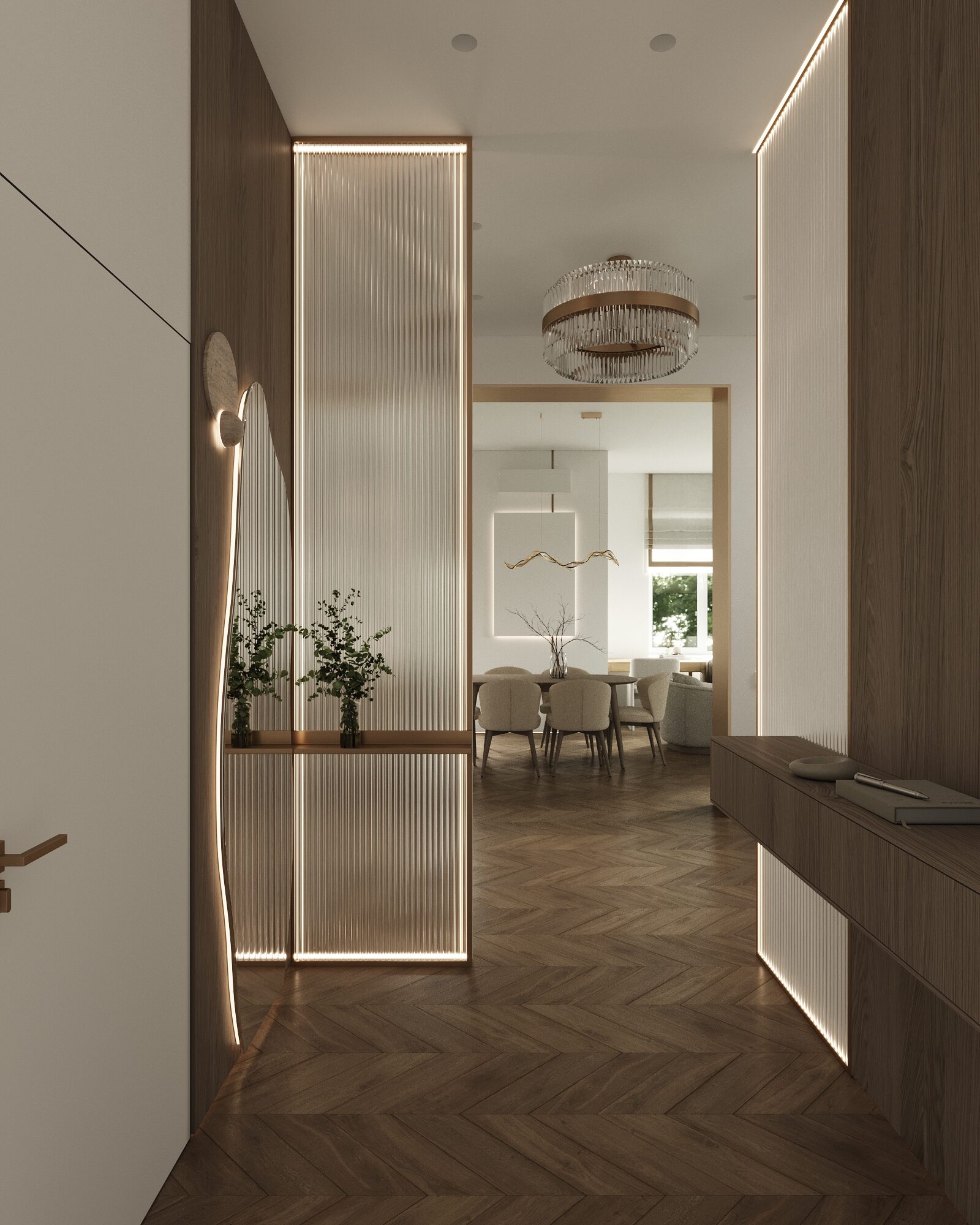 Дизайн частного дома в эко-стиле в Казани - 160 м²